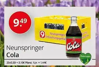 Sagasser Neunspringer cola Angebot