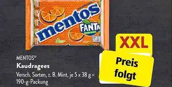 Aldi Süd Mentos kaudragees Angebot