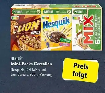 Aldi Süd Nestlé mini-packs cerealien Angebot