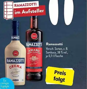 Aldi Süd Ramazzotti Angebot