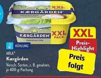 Aldi Süd Arla kærgården Angebot