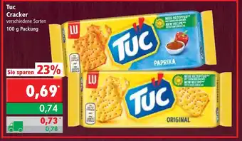 L. STROETMANN GROSSMARKT TUC Cracker 100 g Angebot