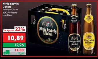 L. STROETMANN GROSSMARKT König Ludwig Dunkel 20x0,5L Angebot