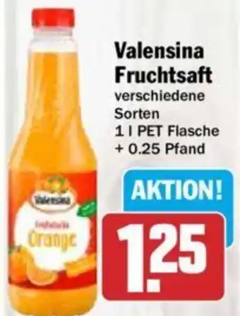 Hit Valensina Fruchtsaft 1 L PET-Flasche Angebot