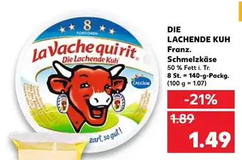Kaufland Die Lachende Kuh Franz. Schmelzkäse 140g Angebot