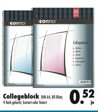 Mäc Geiz Collegeblock DIN A4 Angebot