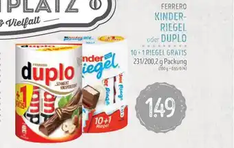 Edeka Struve Kinder Riegel oder Duplo Angebot