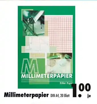 Mäc Geiz Millimeterpapier Angebot