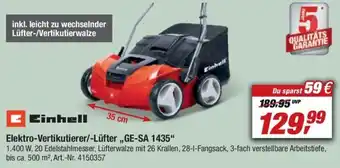 toom Baumarkt Einhell Elektro Vertikutierer/Lüfter GE-SA 1435 Angebot