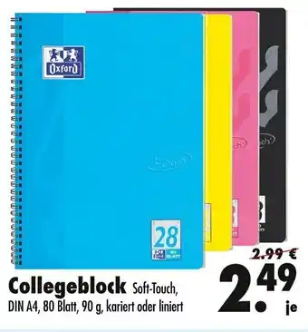 Mäc Geiz Collegeblock Angebot