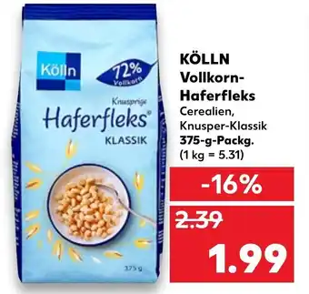 Kaufland Kölln Vollkorn Haferfleks 375g Angebot