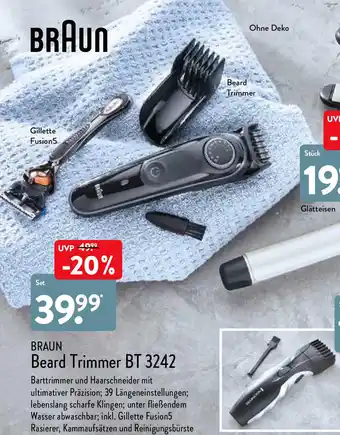Aldi Nord Braun Beard Trimmer BT 3242 Angebot