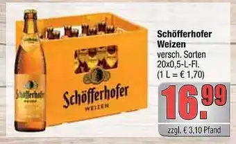 alldrink Schöfferhofer weizen Angebot