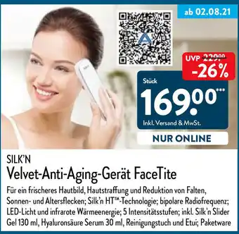 Aldi Nord Silk'n Velvet Anti Aging Gerät FaceTite Angebot