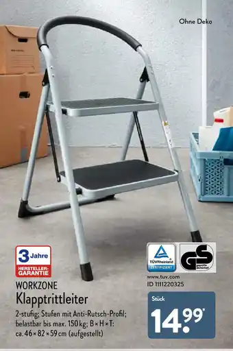 Aldi Nord Workzone Klapptrittleiter Angebot