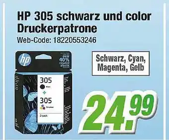 Expert Klein Hp 305 schwarz und color druckerpatrone Angebot