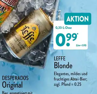 Aldi Nord Leffe Blonde 0,33L Angebot