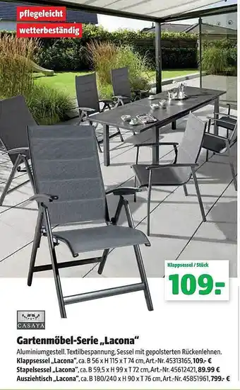 Floraland Casaya gartenmöbel-serie „lacona“ Angebot