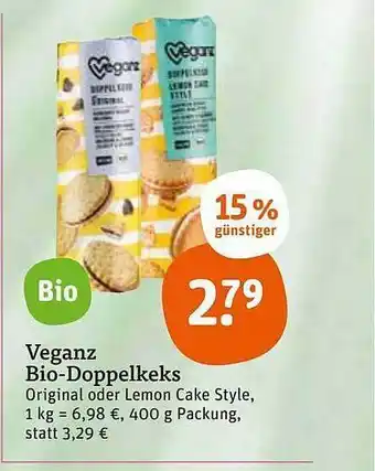 tegut Veganz bio-doppelkeks Angebot