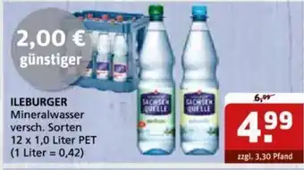 Getränke Quelle Ileburger Mineralwasser 12*1L Angebot