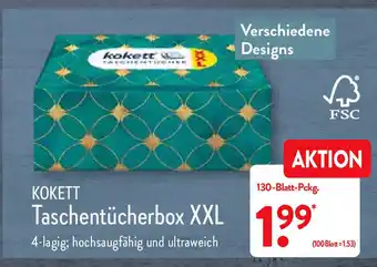 Aldi Nord Kokett Taschentücherbox XXL Angebot