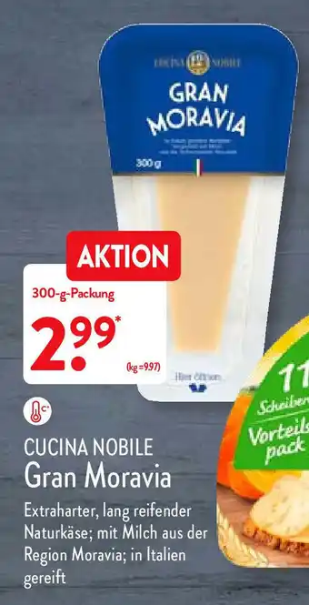 Aldi Nord Cucina Nobile Gran Moravia 300g Angebot