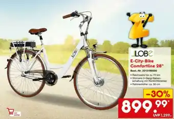 Netto Marken-Discount E-City Bike Comfortline 28" Angebot