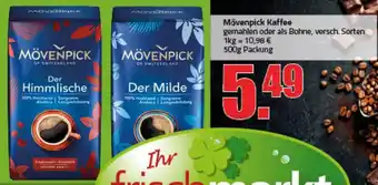 Ihr Frischmarkt Movenpick Kaffee 500g Angebot