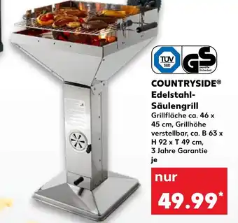 Kaufland Countryside Edelstahl Säulengrill Angebot