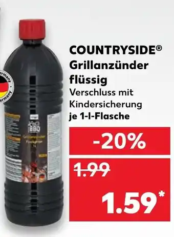 Kaufland Countryside Grillanzünder flüssig 1L Angebot