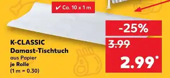 Kaufland K Classic Damast Tischtuch Angebot