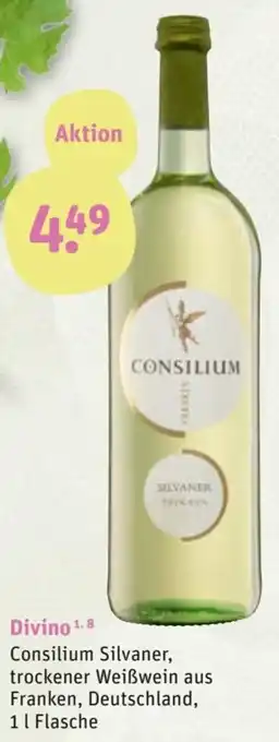 tegut Divino Consilium Silvaner 1 L Flasche Angebot