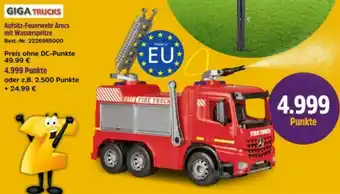 Netto Marken-Discount Giga Trucks Aufsitz Feuerwehr Arocs mit Wasserspritze Angebot