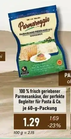 V Markt Parmareggio  Parmesankase 60g Angebot