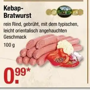 V Markt Kebap-Bratwurst 100g Angebot