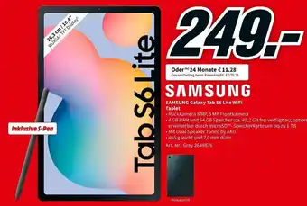 MediaMarkt Samsung Galaxy Tab S6 Lite WiFi Tablet Angebot