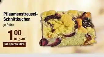 V Markt Pflaumenstreusel-Schnittkuchen Angebot