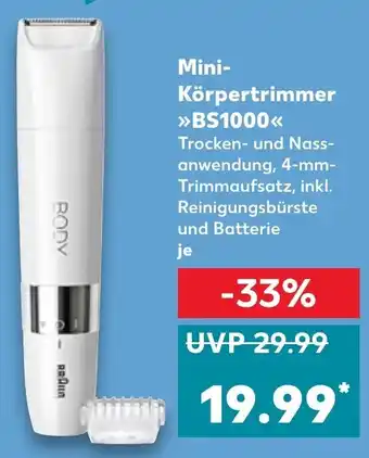 Kaufland Mini Körpertrimmer BS1000 Angebot