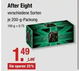 V Markt After Eight 200g Angebot