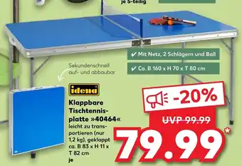 Kaufland Klappbare Tischtennis platte 40464 Angebot