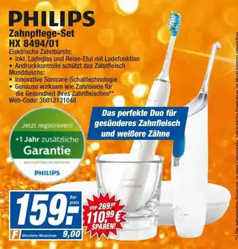 HEM Expert Philips Zahnpflege Set HX 8494/01 Angebot