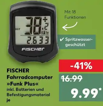 Kaufland Fischer Fahrradcomputer Funk Plus Angebot