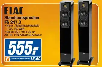 expert Techno Land Elac Standlautsprecher FS 247.3 Angebot