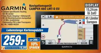 expert Techno Land Garmin Navigationsgerät Camper 660 LMT-D EU Angebot