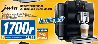 expert Techno Land Jura Kaffeevollautomat Z6 Diamond Black Modell Angebot