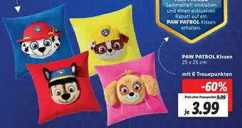 Lidl Paw Patrol Kissen Angebot