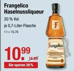 V Markt Frangelico Haselnussliqueur 700ml Angebot