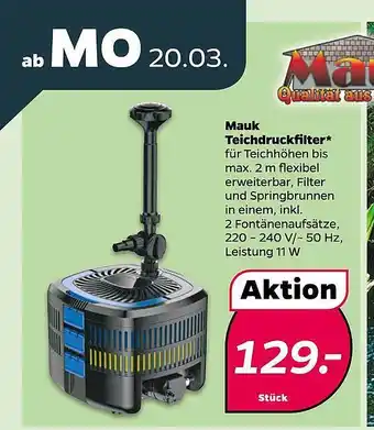 NETTO Mauk teichdruckfilter Angebot