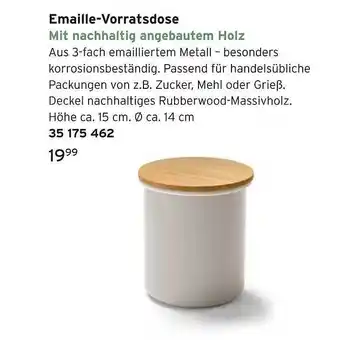 Tchibo Emaille-vorratsdose Angebot