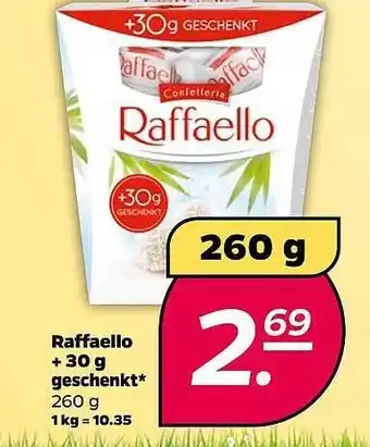 NETTO Raffaello + 30 g geschenkt Angebot